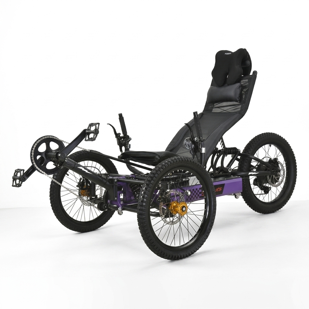 リカンベント　自転車 ３輪車　おもしろ自転車　発送可能 プレミアムトライク・リカンベント自転車で、サイクリング愛好家の