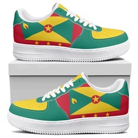 Populaire Dominique Drapeau Nouvelles Chaussures De Conseil Décontractées Pour Hommes Femmes Chaussures Respirantes Personnalisé Imprimé Baskets Chaussures Dropshipping