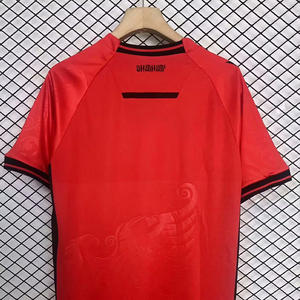 25/26 Albanien Herren Fußballtrikot 2025 Großhandel Individueller Thermo-Transfer V-Ausschnitt Fußball-Uniform Polyester Schnelltrocknend - Product Image 3