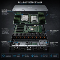 Serveur Rack 2U Professionnel pour PowerEdge R760XS avec Processeur 4410Y 3.4GHz, Système de Refroidissement Avancé, Réseau Stable, En Stock