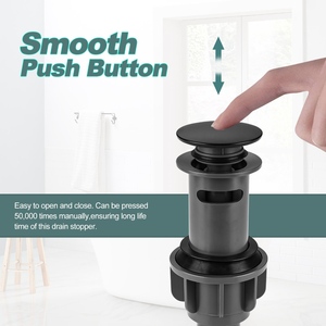 <span class=keywords><strong>Pop</strong></span> <span class=keywords><strong>up</strong></span> phòng tắm bồn rửa cống với tràn, matte Đen <span class=keywords><strong>Pop</strong></span> <span class=keywords><strong>Up</strong></span> cống Stopper chống làm tắc nghẽn chậu rửa Vòi chậu xả lắp ráp - Product Image 3