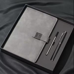 Wholesale Hot Sale Full Customize Corporate Business Diary Pen Gift <b>Set</b> Luxury Pu Leather Hardcover A5 Journal Planner <b>Notebook</b> - Product Image 6