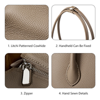 Sac Messager en Cuir Personnalisé pour Femme, Grande Capacité, Style Vintage, Sac de Bureau et de Voyage, Collection Designer 2026
