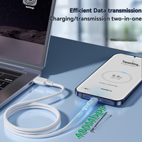 Câble USB A vers USB C au prix d'usine, câble de 1 m pour téléphone portable, batterie externe