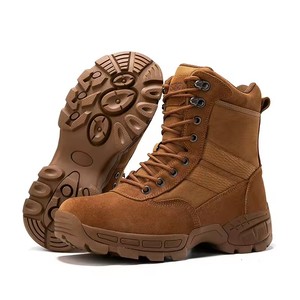 Bottes de chasse imperméables pour hommes, bottes tactiques en cuir durables, bottes de camouflage pour la randonnée en plein air et l'escalade - Product Image 6