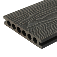 Planches de terrasse en composite bois-plastique Macrotech 140*23mm, teck brossé, nouvelle technologie, relief 3D, revêtement extérieur WPC