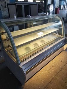 <span class=keywords><strong>Vitrina</strong></span> para Pastelería, <span class=keywords><strong>Mini</strong></span> <span class=keywords><strong>Vitrina</strong></span> Refrigerada para Pasteles, Vertical, de Vidrio Curvo, Usada - Product Image 5