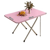 Table pliante, petite table à manger familiale, table simple pour location, table carrée pour stand, petit bureau rectangulaire d'extérieur