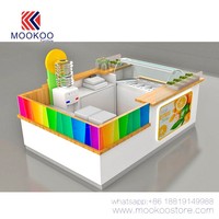 Hot Selling Customized Shopping Mall Food Booth Fast Food Kiosk Design