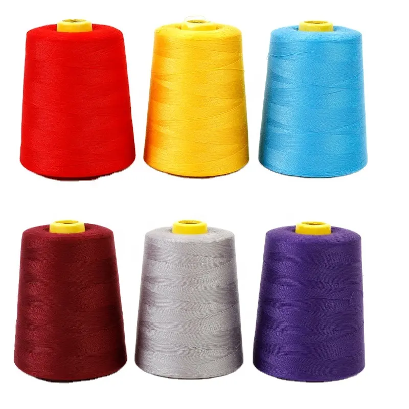 Độ bền cao bền vững không thấm nước 100% nylon 4000 sân 75D 120D/2 40S/2 5000m100% Polyester/Polyester Nylon chủ đề cho may