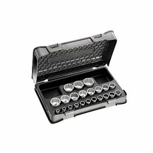 ชุดซ็อกเก็ตอุซาก 1/2 นิ้ว ชุบโครเมียม ชุดเครื่องมือซ่อมแซมยานยนต์อุตสาหกรรม 235 1/2 N/C22 - Product Image 1