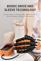 Nouveau gant de robot de rééducation en plastique léger avec fermeture à crochet et boucle pour la physiothérapie des mains