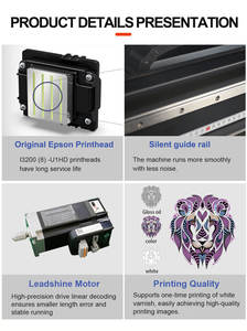 Imprimante UV à plat économique UV-A3 pour impression murale en rouleau, <span class=keywords><strong>30</strong></span> <span class=keywords><strong>cm</strong></span>, avec tête I3200 pour matériaux Flex/Egg/Card - Product Image 5