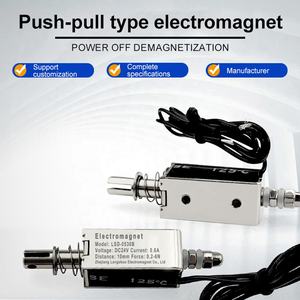 सोलेनॉइड इलेक्ट्रोमैग्नेट पुश पुल टाइप LSD-0530B थ्रस्ट फोर्स ओपन फ्रेम लीनियर सोलेनॉइड इलेक्ट्रिक मैग्नेट लिफ्टिंग सकर - Product Image 6
