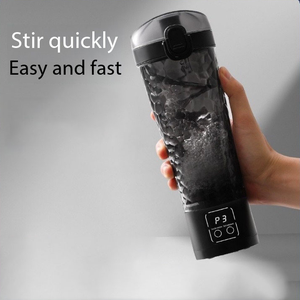 Bouteille Mixeur Électrique Automatique pour Poudre Protéinée, <span class=keywords><strong>Shaker</strong></span>, Mélangeur à Lait et Café, Bouteille Agitatrice pour Sports et Fitness - Product Image 1