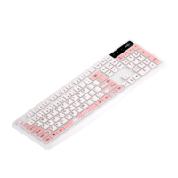 Mini clavier et souris de dessin animé personnalisés pour filles ensemble clavier et souris sans fil