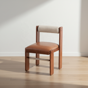 Sedie <span class=keywords><strong>da</strong></span> Pranzo Vintage Ergonomiche con Schienale Alto e Gambe <span class=keywords><strong>in</strong></span> Legno - Product Image 1