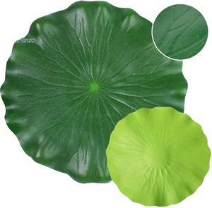 Feuilles de Lotus Flottantes Artificielles Réalistes Nénuphars Décor d'étang <span class=keywords><strong>Occasion</strong></span> de Noël quantité minimale de commande 50 Pcs - Product Image 1