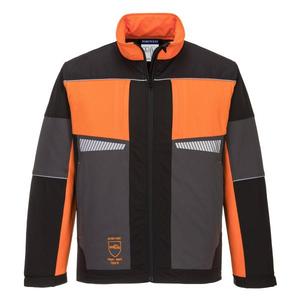 PORTWEST - CH15BKOM Veste de tronçonneuse professionnelle en chêne noir/orange-VESTES DE TRAVAIL EAN 5036108361465 VESTES SOFTSHELL TOUTES SAISONS - Product Image 1
