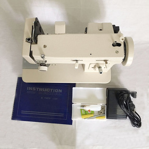 Heavy Duty Mini Portable Household Sewing <b>Machine</b> Domestic Sewing <b>Machine</b> for Thick Thread <b>Walking</b> Foot Tailor Long Arm Type - Product Image 1