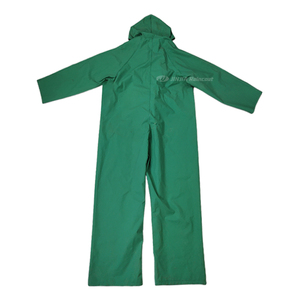Adult Hiking Raincoat Jumpsuit <strong>Overalls</strong> for Men Women <strong>Waterproof</strong> Durable Acid/Chemical Resistant PVC/Polyester Full Raincoat - Product Image 6