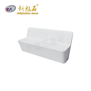 New Stone Building Materials Concrete <b>Sofa</b> <b>Stool</b> Gray Indoor Outdoor Park Square Use - Product Image 4