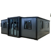 Maisons conteneurs modulaires préfabriquées en acier sur mesure, conception respirante, 1 à 3 pièces, bureaux à domicile, cuisines pour écoles et gymnases