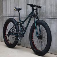 Erkek Büyük Kar Lastiği Bisikleti 26 inç Dağ Bisikletleri Kalın Lastikler 4.0 Fatbike Süspansiyonlu Maşa ile Bisikletler