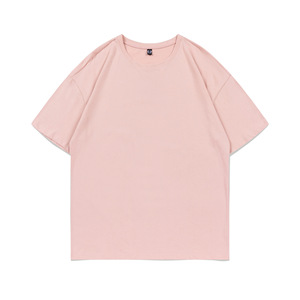 27 colores 200gsm algodón cuello redondo ajuste suelto hombro caído manga corta sobre tamaño hombres camiseta - Product Image 4