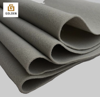 Haute qualité feutre industriel Polyester Non-tissé couleur feutre tissu rouleau respirant sergé Style thermocollant revêtement tapisserie d'ameublement robe