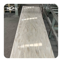 Pierre artificielle Koris 3660x760mm 12mm d'épaisseur Matériau de surface solide pur 100% acrylique Surface solide pour plan de toilette de salle de bain