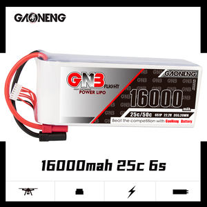 Batterie LiPo RC GAONENG GNB 16AH 16000MAH <span class=keywords><strong>6S</strong></span> 22.2V 25C 50C XT150 pour drone agricole, quadricoptère, avion - Product Image 2