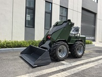 OMITECH Direkt vom Werk Mini-Kompaktlader Radlader Dieselmotor 0,12m Kompaktschaufel Kurzer Wendekreis 1 Jahr Garantie
