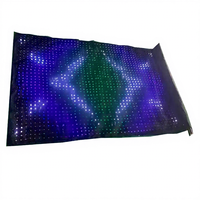 Lampe de signalisation LED IP65 1,44x0,96 cm avec LED RGB pour animation vidéo et éclairage de scène, batterie rechargeable
