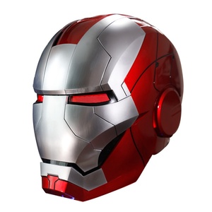Casque Iron Man MK5 authentique, portable, avec commande vocale/tactile/à distance Jarvis, accessoire de <span class=keywords><strong>cosplay</strong></span> pour adulte avec effets sonores - Product Image 5