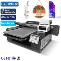 Imprimante UV DTF 6090 A1 haute vitesse pour carreaux et toiles, système CCD OEM, idéale pour l'impression de motifs commerciaux et de films de laminage