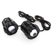 Mini projecteur lumineux anti-brouillard à Led 60W, 4x4, deux couleurs, lampe d'éclairage pour véhicule tout terrain, idéal pour la conduite
