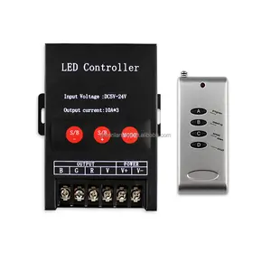 30A RGB-Controller Wireless RF 4-Tasten-Fernbedienung 12V 360W für DC12-24V 5050 3528 LED-Streifen-Neonmodul-Licht