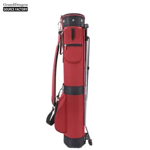 Novo Design portátil personalizado mini pessoal saco PU couro Golf Stand Bag com pernas