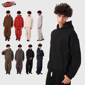 Sudadera con Capucha Informal de Invierno en Color Sólido, Forro Polar, Bolsillo Oculto, Diseño Básico Extra Grande, Impresión Digital, Poliéster/Algodón - Product Image 1