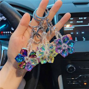 Crystal Snowflake Fashion Jewelry <b>Keychain</b> Car <b>Keychain</b> <b>Personalized</b> <b>Keychain</b> Women's Bag Pendant Cute Gift - Product Image 1