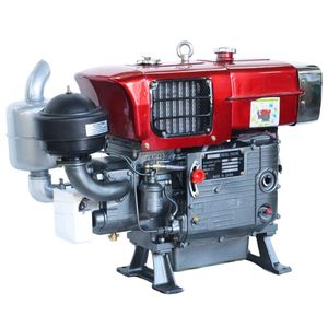 Moteur diesel monocylindre 24 CV ZS1115M durable, refroidi par eau, 4 temps, démarrage au pied, facile à utiliser, pour générateur Aokai - Product Image 1