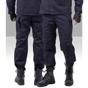 Pantalons <span class=keywords><strong>de</strong></span> travail <span class=keywords><strong>de</strong></span> <span class=keywords><strong>sécurité</strong></span> en ripstop résistant, bleu marine, uniformes <span class=keywords><strong>de</strong></span> <span class=keywords><strong>sécurité</strong></span>, pantalons d'entraînement pour garde, pantalons cargo anti-déchirure, vêtements tactiques pour hommes - Product Image 1