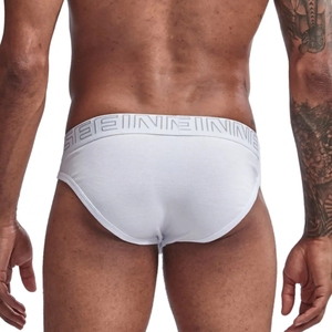 Cintura personalizzata <span class=keywords><strong>mutande</strong></span> da <span class=keywords><strong>uomo</strong></span> <span class=keywords><strong>bianche</strong></span> bauli da <span class=keywords><strong>uomo</strong></span> in cotone slip da <span class=keywords><strong>uomo</strong></span> biancheria intima Sexy breve - Product Image 6
