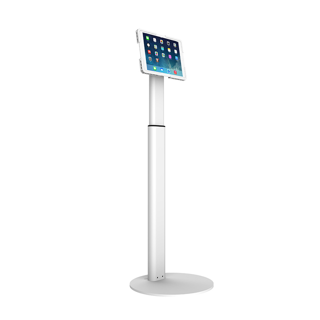 Universal Metal Tablet Floor Stand With Enclosure 10" Height Adjustable Tablet Floor Stand for Android