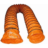 Tuyau d'aération flexible en PVC pliable avec fermeture éclair, conduit en PVC pliable pour la ventilation des tunnels et des espaces confinés