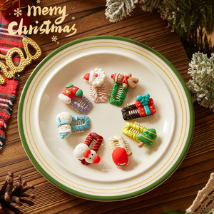 Accesorios para mascotas, pinzas para gatos de Navidad y Año Nuevo, diademas lindas hechas a mano con diseño de oso de peluche, pinzas decorativas para perros malteses - Product Image 1