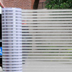 <span class=keywords><strong>Bande</strong></span> de film de fenêtre en PVC moderne sans colle Film statique en PVC Film de porte en verre dépoli - Product Image 2