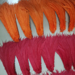 <span class=keywords><strong>Samber</strong></span> Carnival 18-20 pulgadas blanqueado teñido Nandu pluma recortada plumas de avestruz barato Caribe carnaval accesorios graduación - Product Image 5