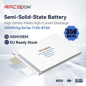 แบตเตอรี่ Racepow 3.7V 81Ah 3C 348Wh/kg โซลิดสเตทเซลล์ รุ่นใหม่ล่าสุด ความหนาแน่นพลังงานสูง ใช้งานได้นาน สำหรับโดรนยกของหนัก RP89 - Product Image 1